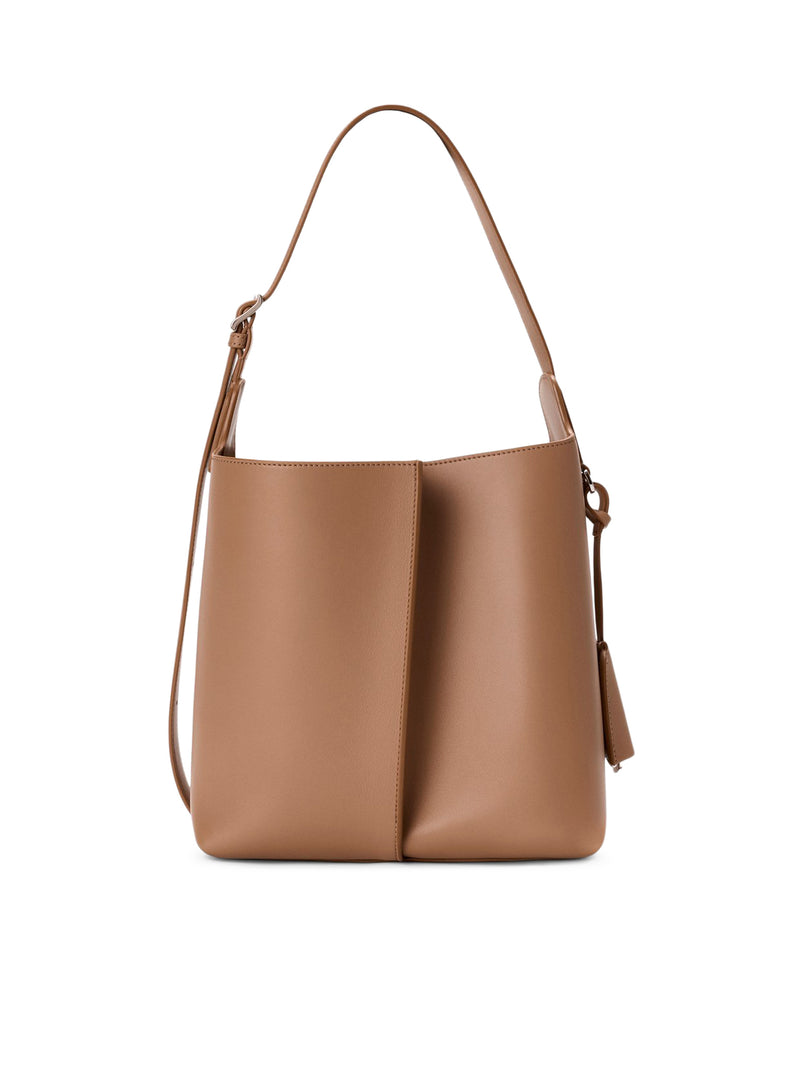 BORSA A SECCHIELLO BILBAO MEDIA IN PELLE DI VITELLO LISCIA