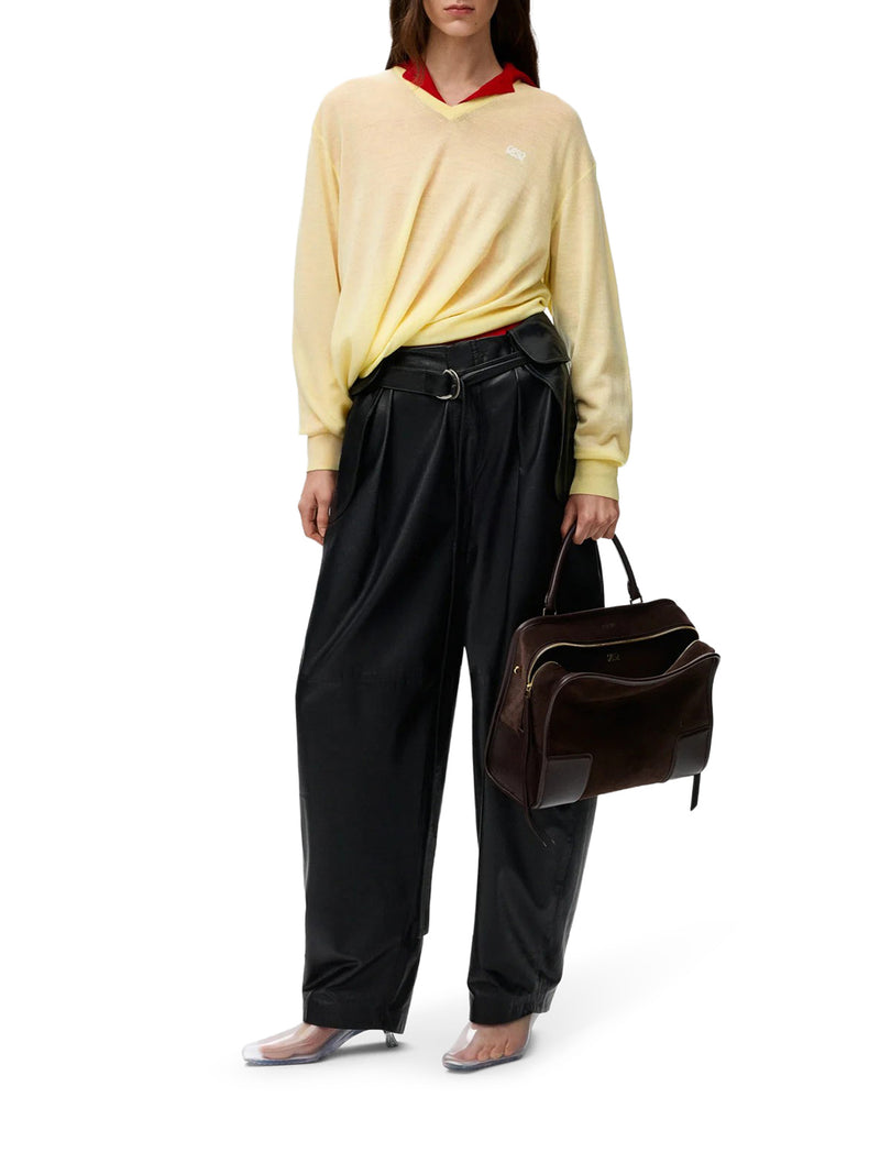 MAGLIONE DRAPPEGGIATO IN LANA MERINO