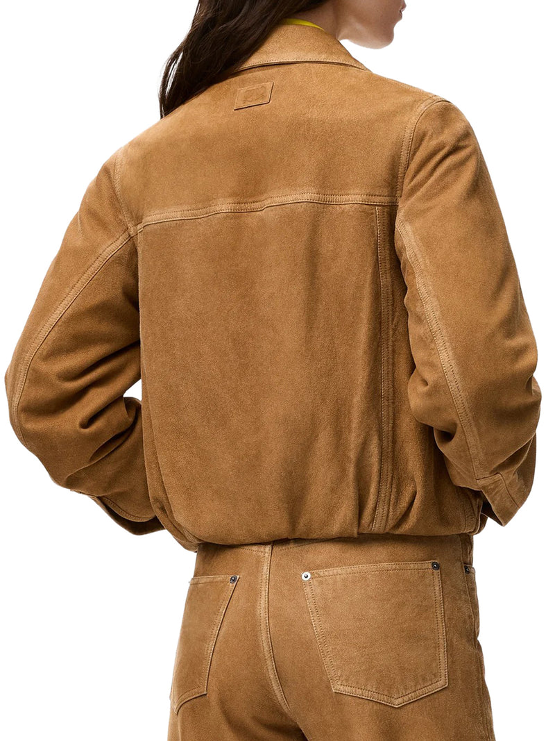 GIACCA IN PELLE DI CAPRA SCAMOSCIATA