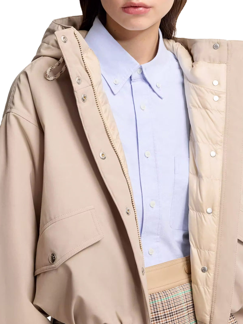 PIUMINO CORTO EUCALYPTUS CON CAPPUCCIO