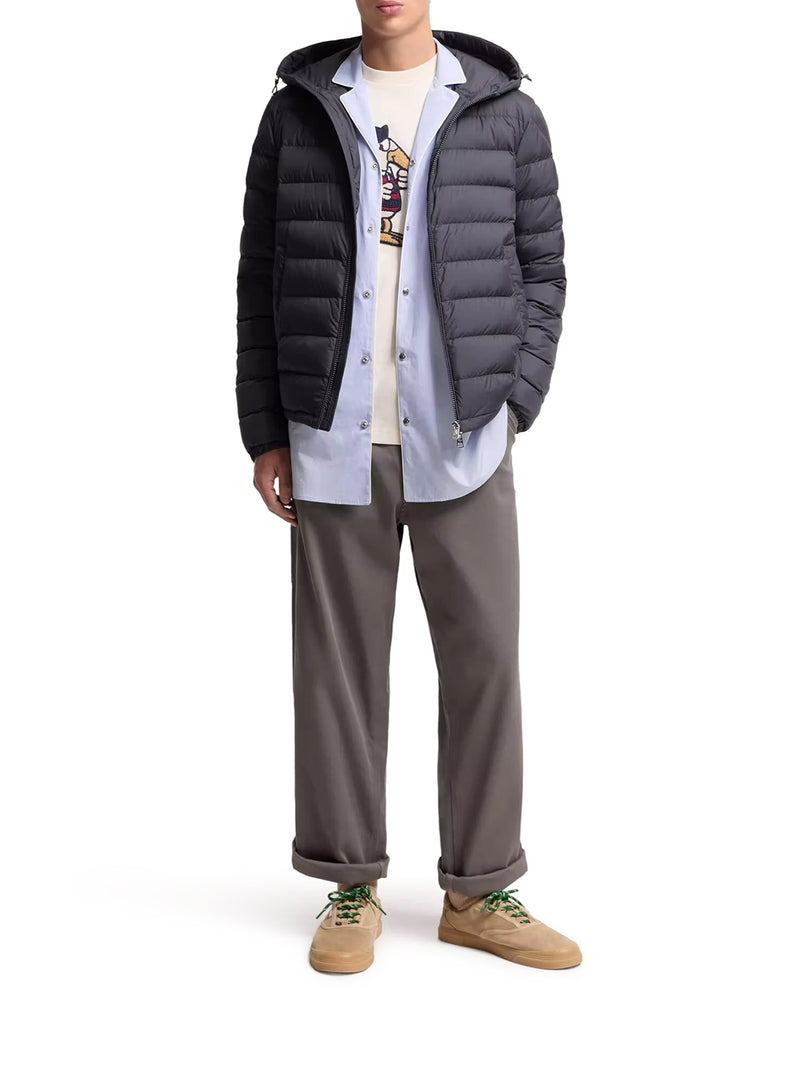 PIUMINO CORTO VERMEILLE CON CAPPUCCIO