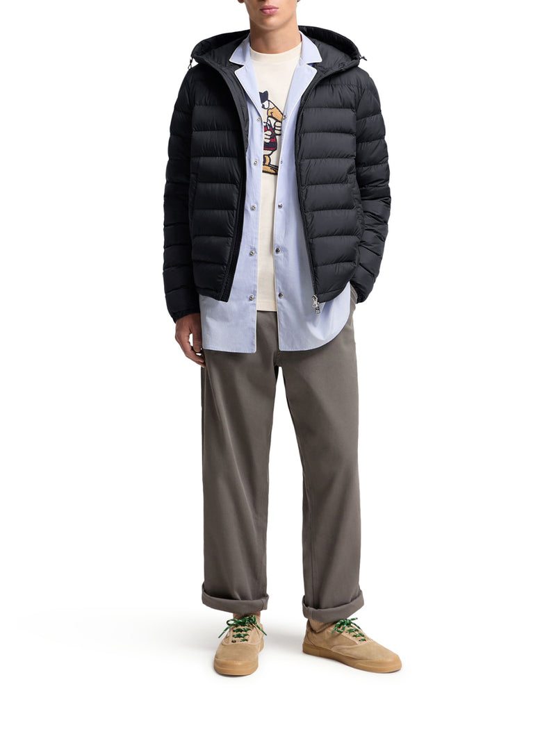 PIUMINO CORTO VERMEILLE CON CAPPUCCIO