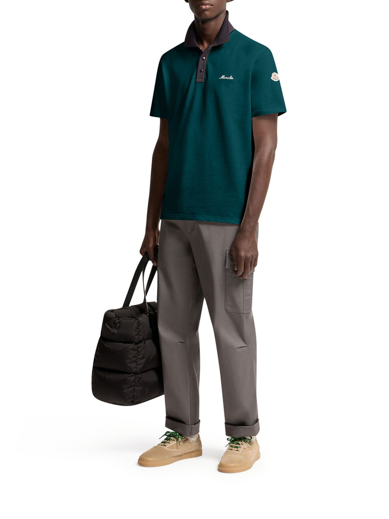 POLO IN PIQUET DI COTONE CON LOGO RICAMATO