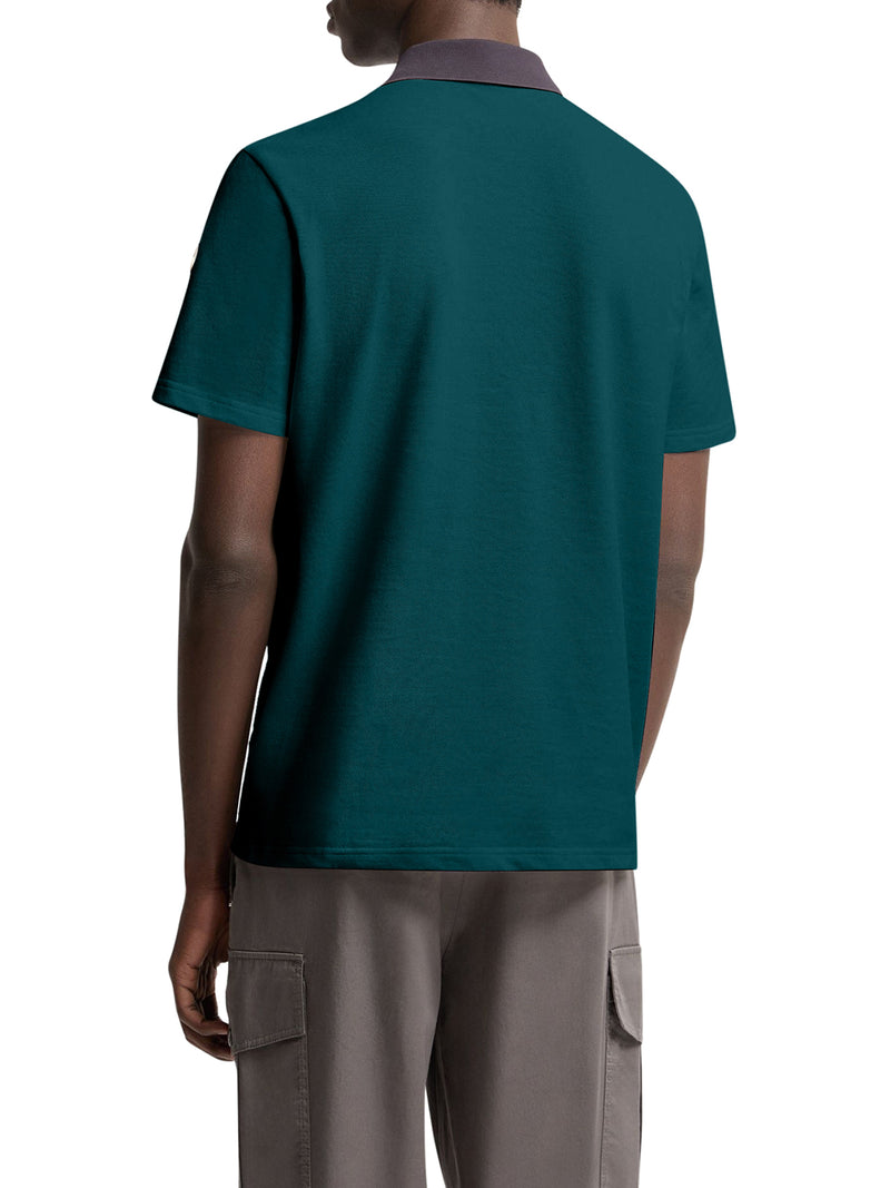 POLO IN PIQUET DI COTONE CON LOGO RICAMATO