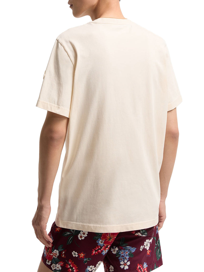 T-SHIRT CON LOGO RICAMATO IN COTONE