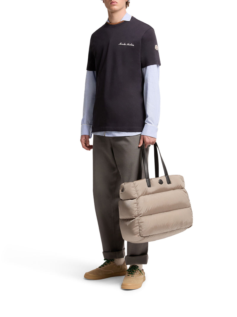 T-SHIRT CON LOGO RICAMATO IN COTONE