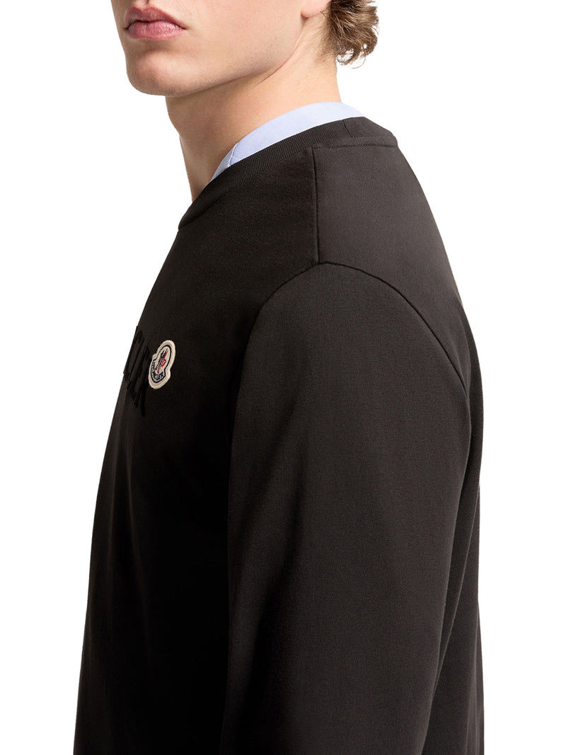 FELPA LOGATA IN COTONE