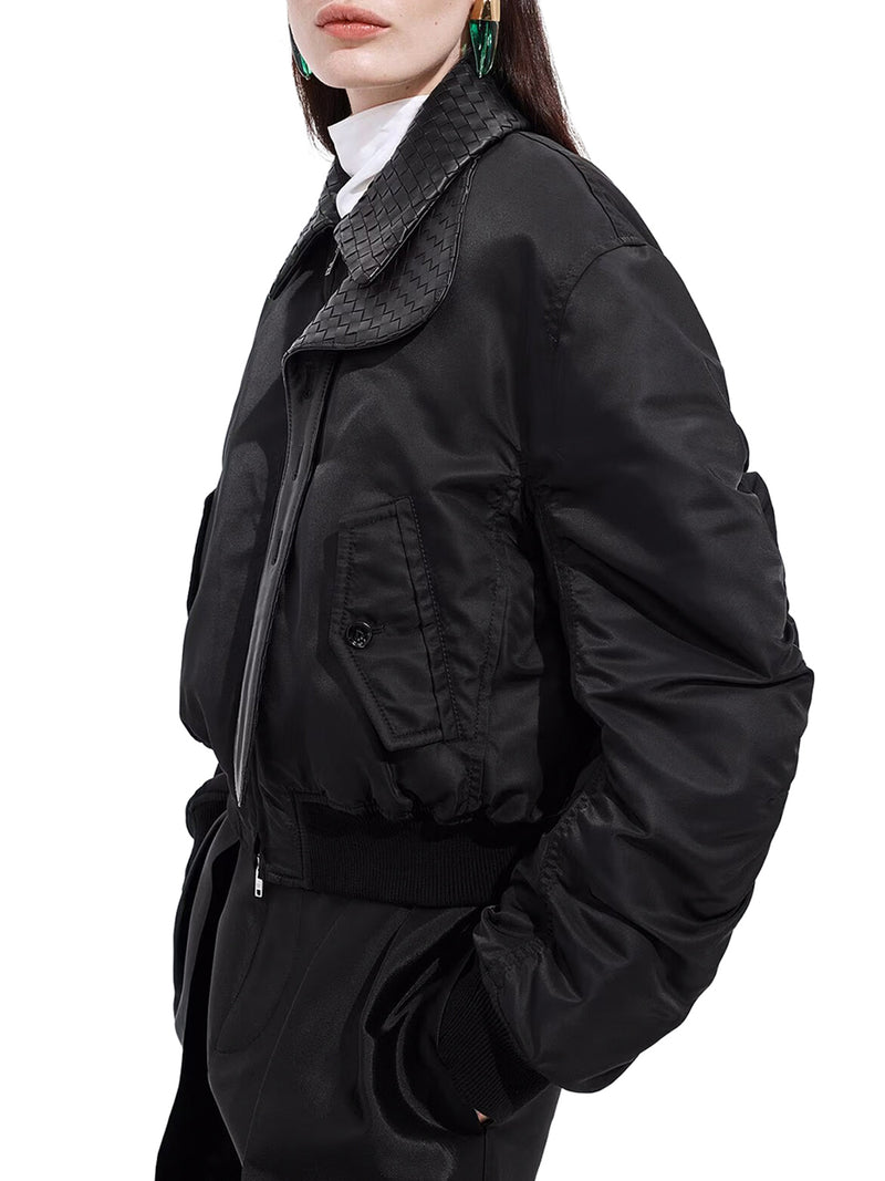 BOMBER IMBOTTITO IN NYLON