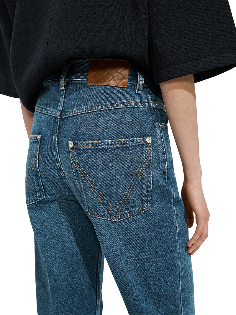 JEANS SVASATI LAVAGGIO MEDIO INDACO