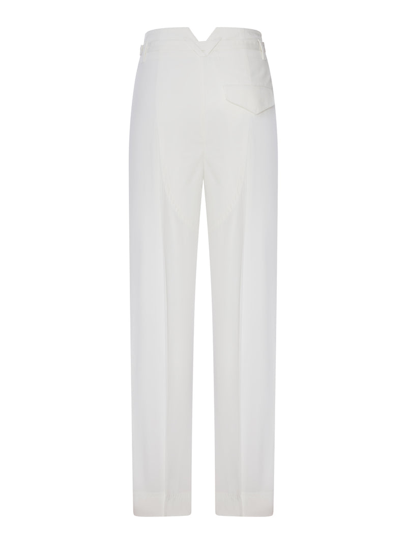 PANTALONE SARTORIALE A GAMBA DRITTA IN COTONE
