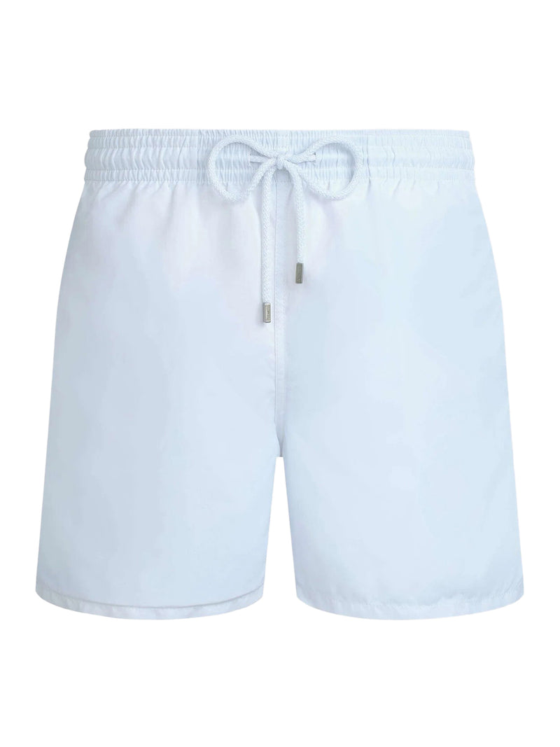 COSTUME DA BAGNO TINTA UNICA CON LOGO INCISO