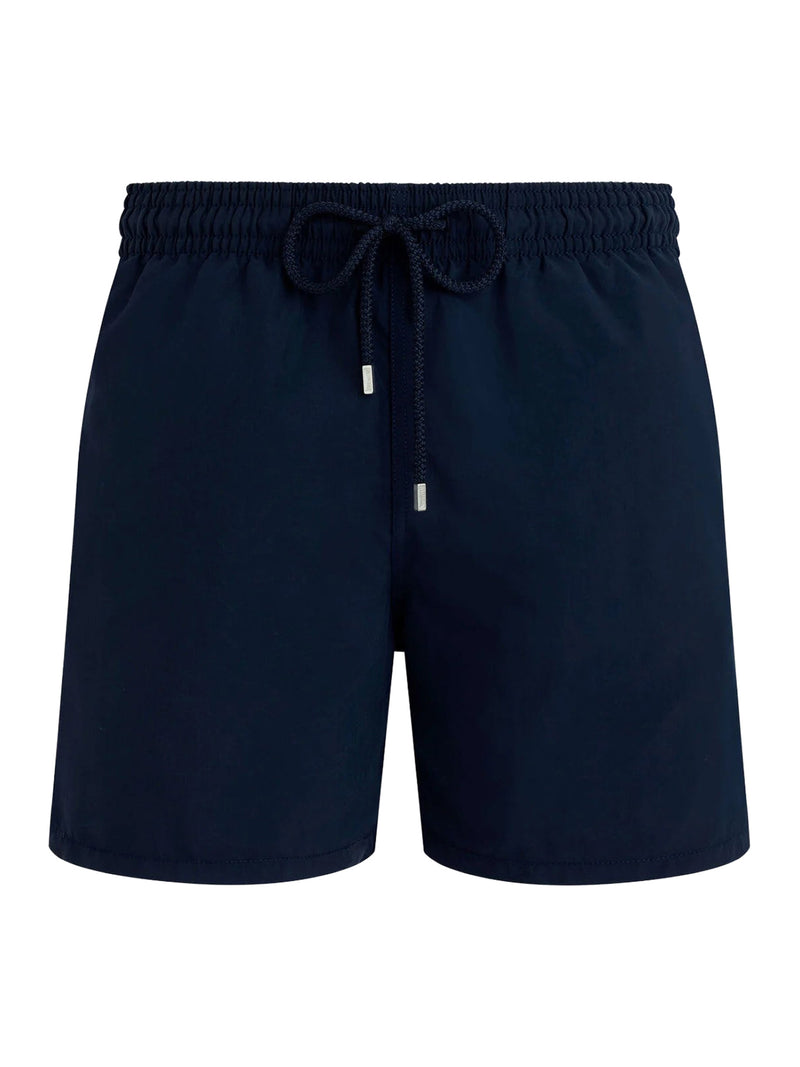 COSTUME DA BAGNO TINTA UNICA CON LOGO INCISO