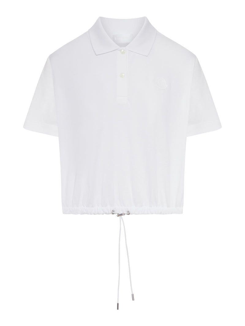 POLO IN PIQUÉ CON COULISSE AL FONDO