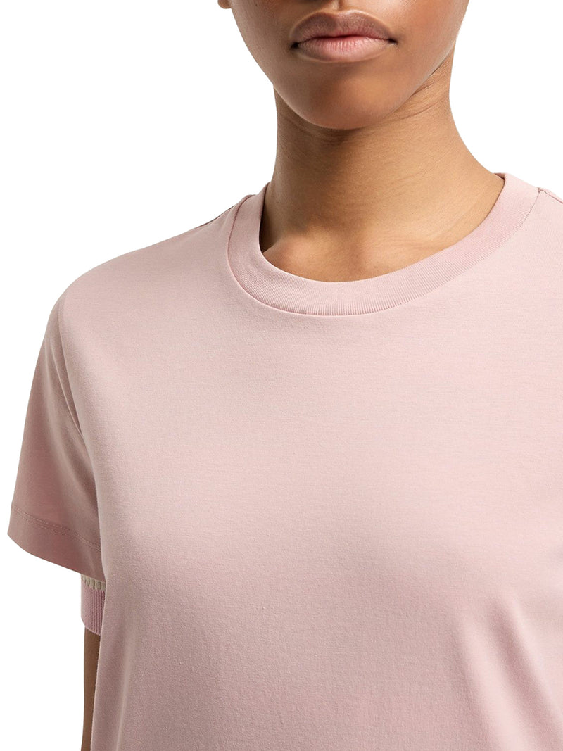 T-SHIRT CON LOGO RICAMATO IN COTONE