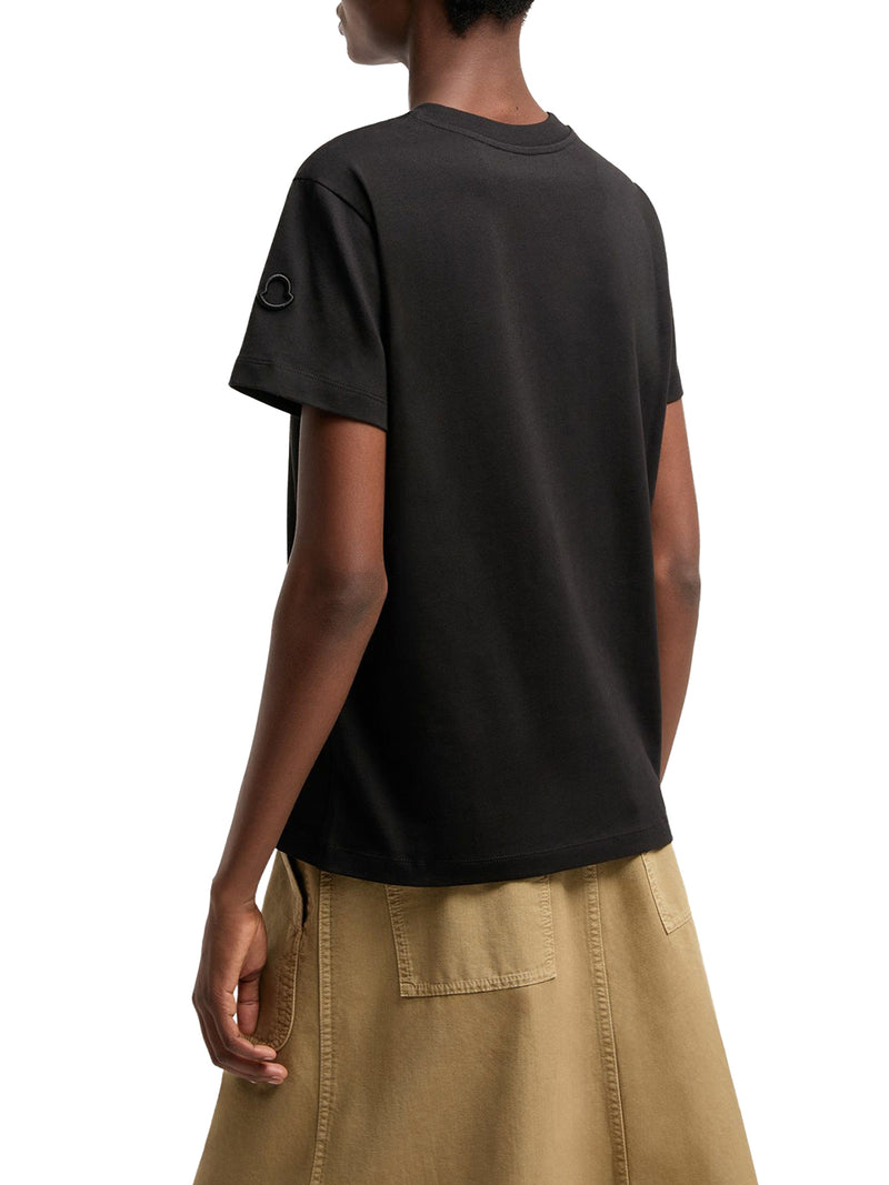 T-SHIRT CON LOGO RICAMATO IN COTONE