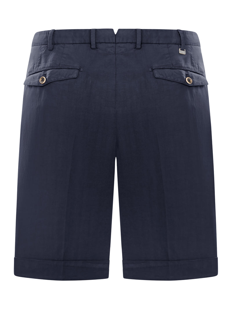 BERMUTA IN MISTO LINO A RIGHE TON SUR TON