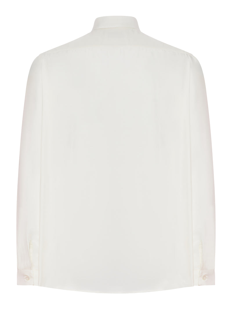 CAMICIA IN SETA CON ABBOTTONATURA NASCOSTA