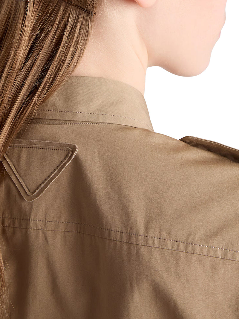 CAMICIA IN POPELINE DI COTONE