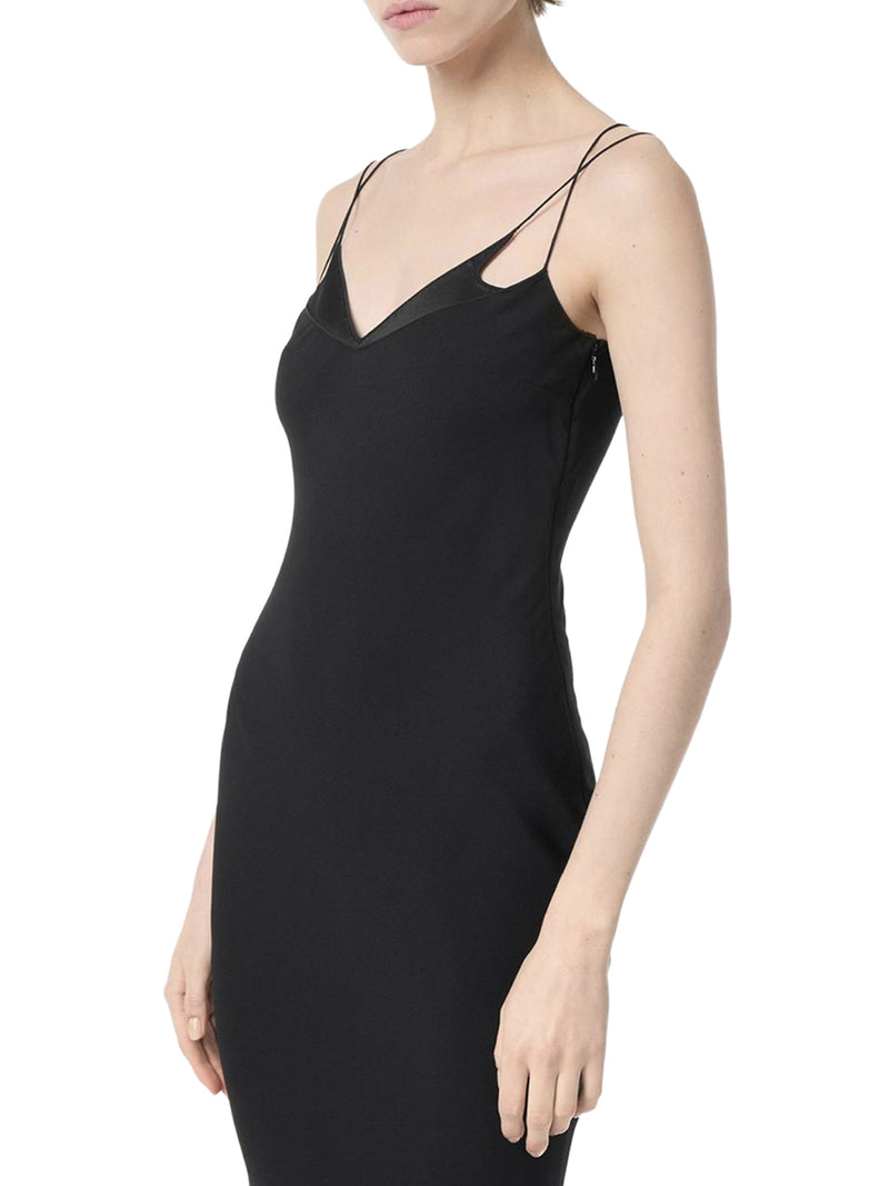 ABITO DA COCKTAIL CON SPALLINE DOPPIE