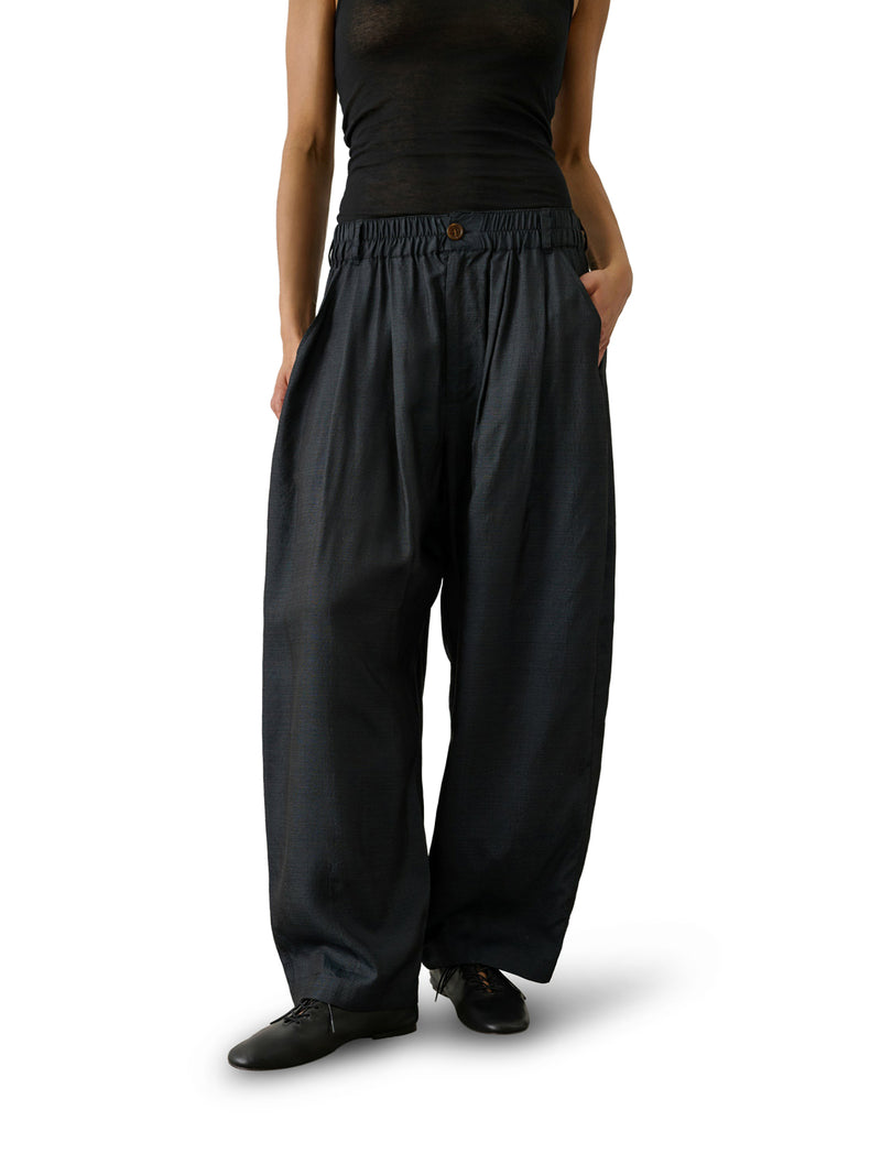 PANTALONI IN SETA ELASTICIZZATA VERNON