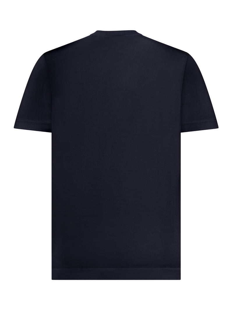 T-SHIRT GIROCOLLO IN MISTO SETA