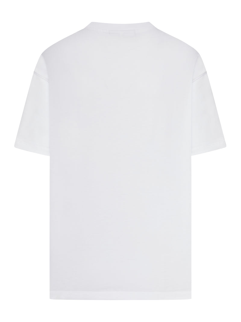 T-SHIRT IN JERSEY DI COTONE PESANTE CON STAMPA