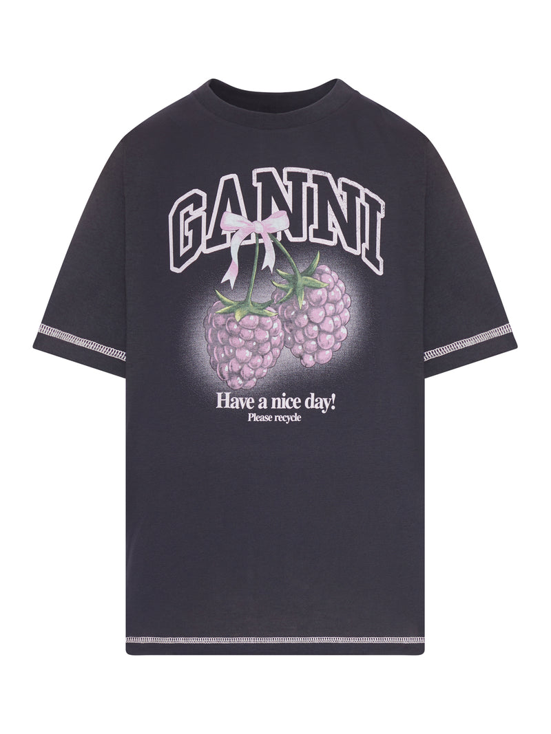 T-SHIRT CON LOGO E STAMPA GRAFICA