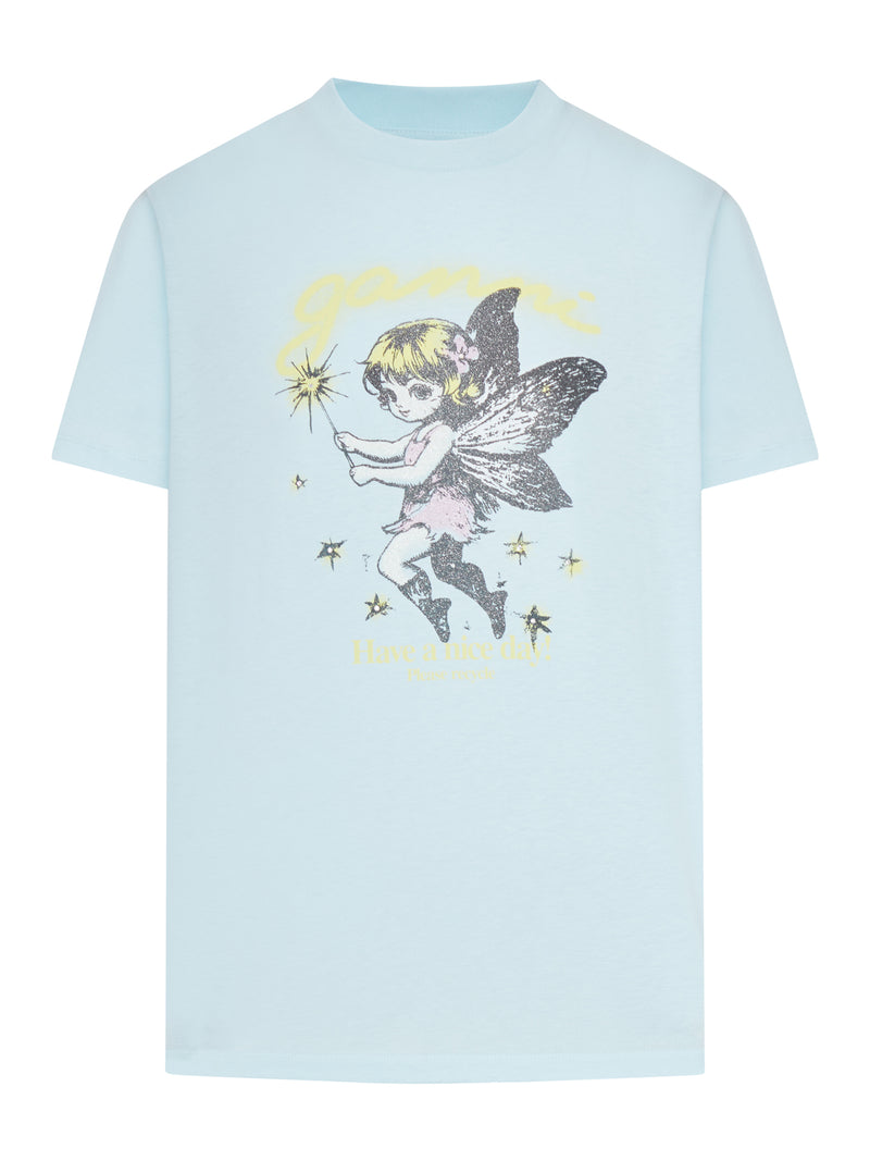 T-SHIRT IN COTONE CON STAMPA GRAFICA FAIRY