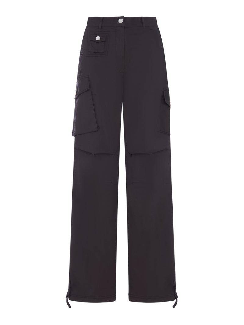 PANTALONI CARGO IN COTONE ELASTICIZZATO