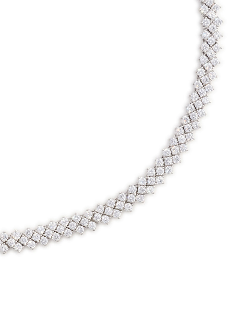 COLLANA IN CRISTALLO D`ARGENTO