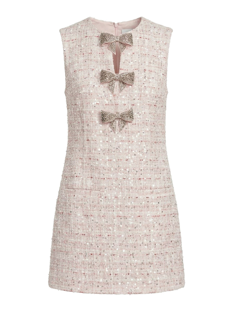 MINI ABITO CON FIOCCO BOUCLE E PAILLETTES