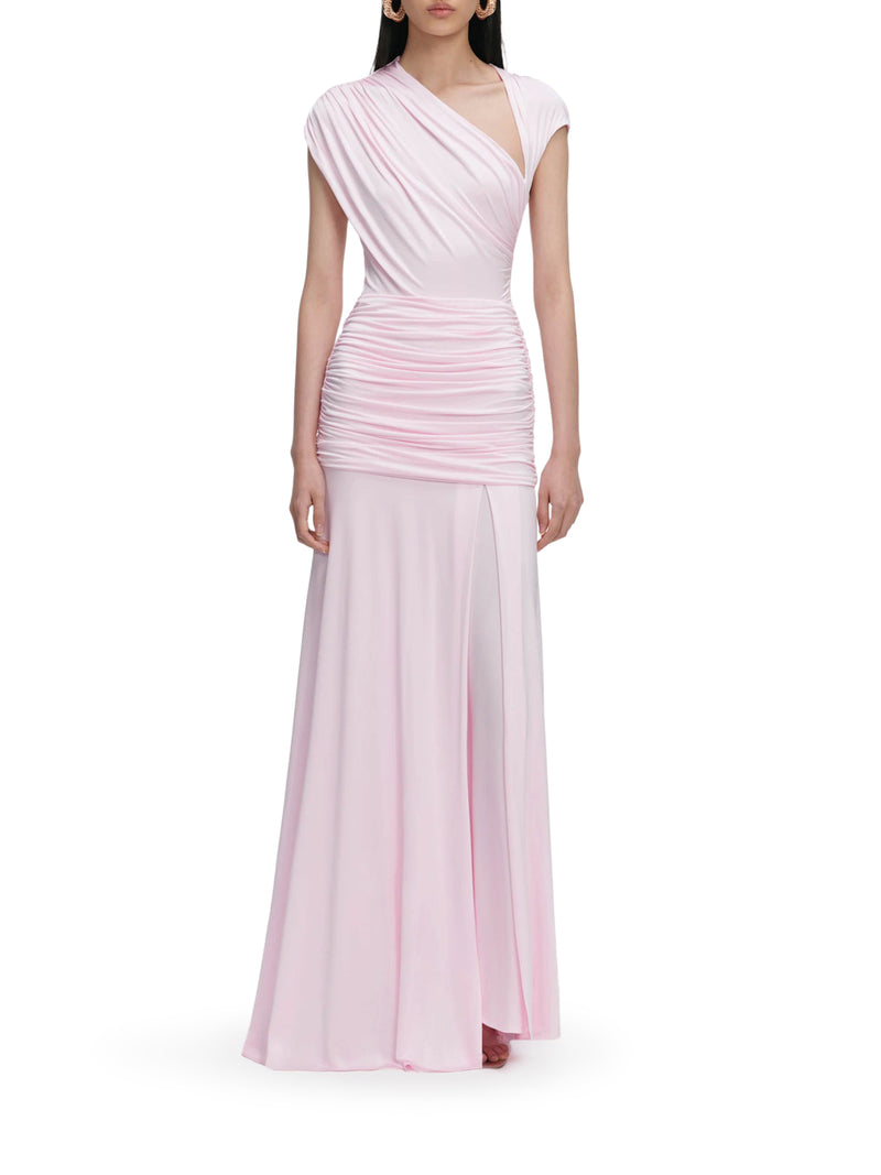 ABITO LUNGO DRAPPEGGIATO IN JERSEY