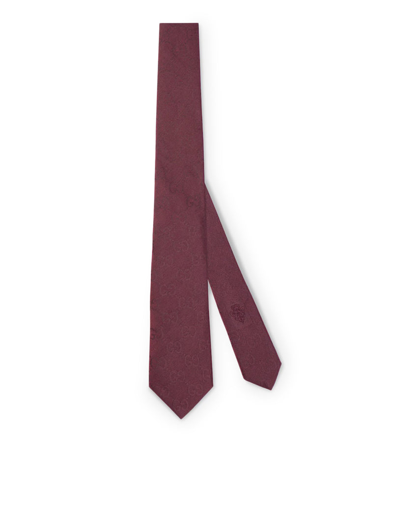 CRAVATTA IN COTONE E SETA GG