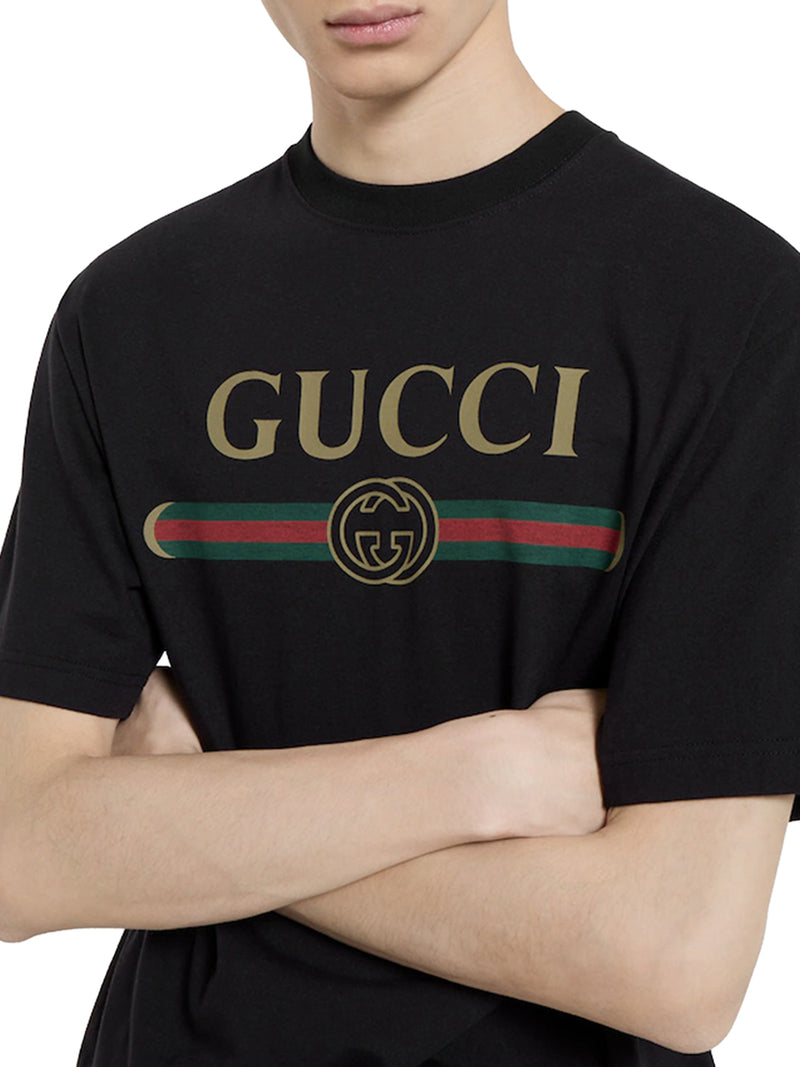 T-SHIRT IN JERSEY DI MISTO SETA STAMPATO