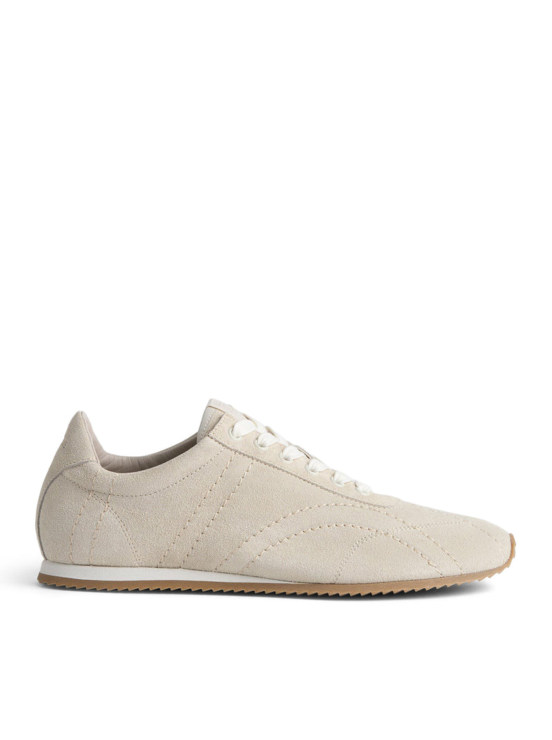 SNEAKERS FLEX IN PELLE SCAMOSCIATA
