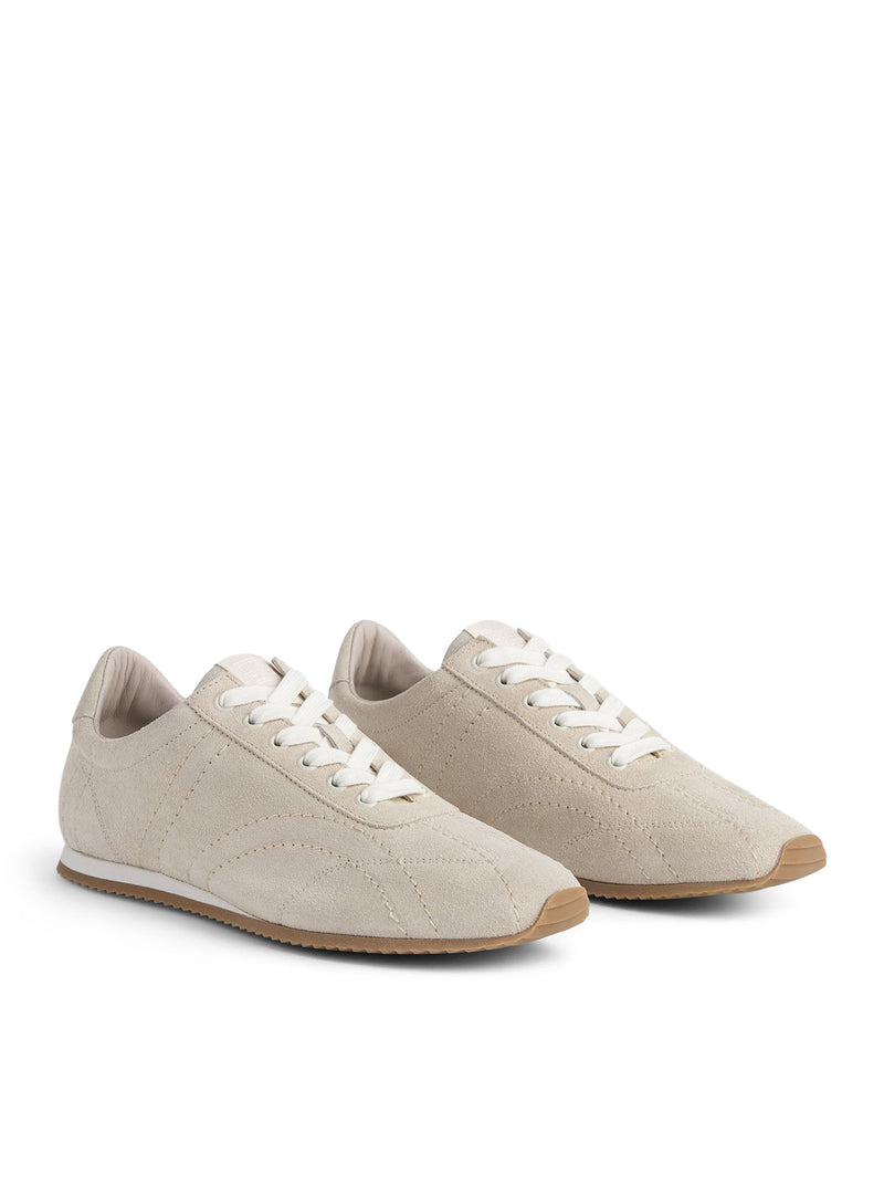 SNEAKERS FLEX IN PELLE SCAMOSCIATA