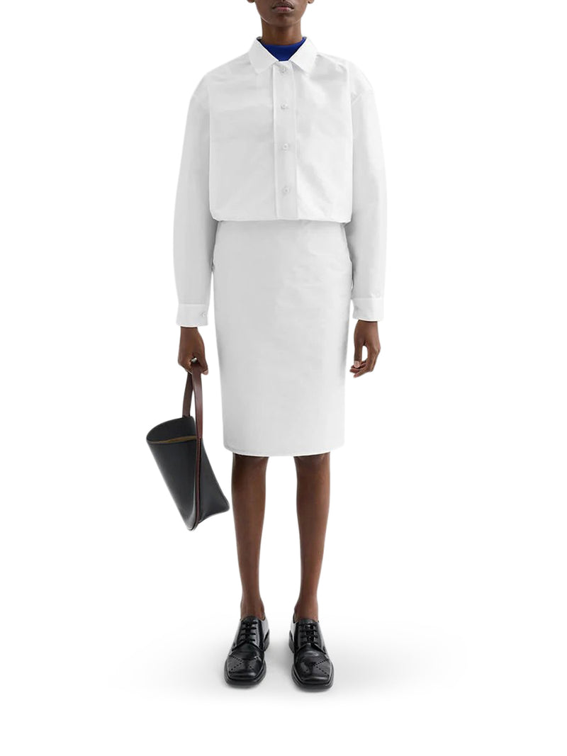 GONNA A VITA ALTA IN TESSUTO TECNICO