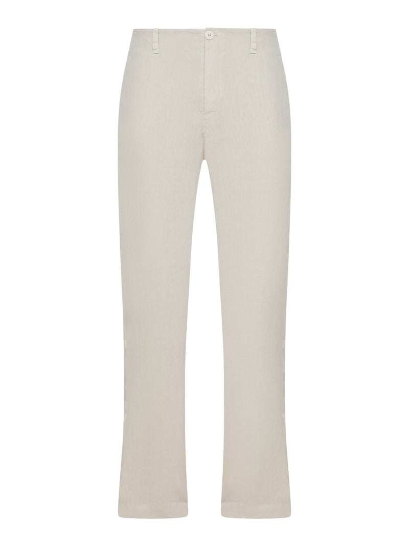 PANTALONE REGULAR-FIT IN LINO