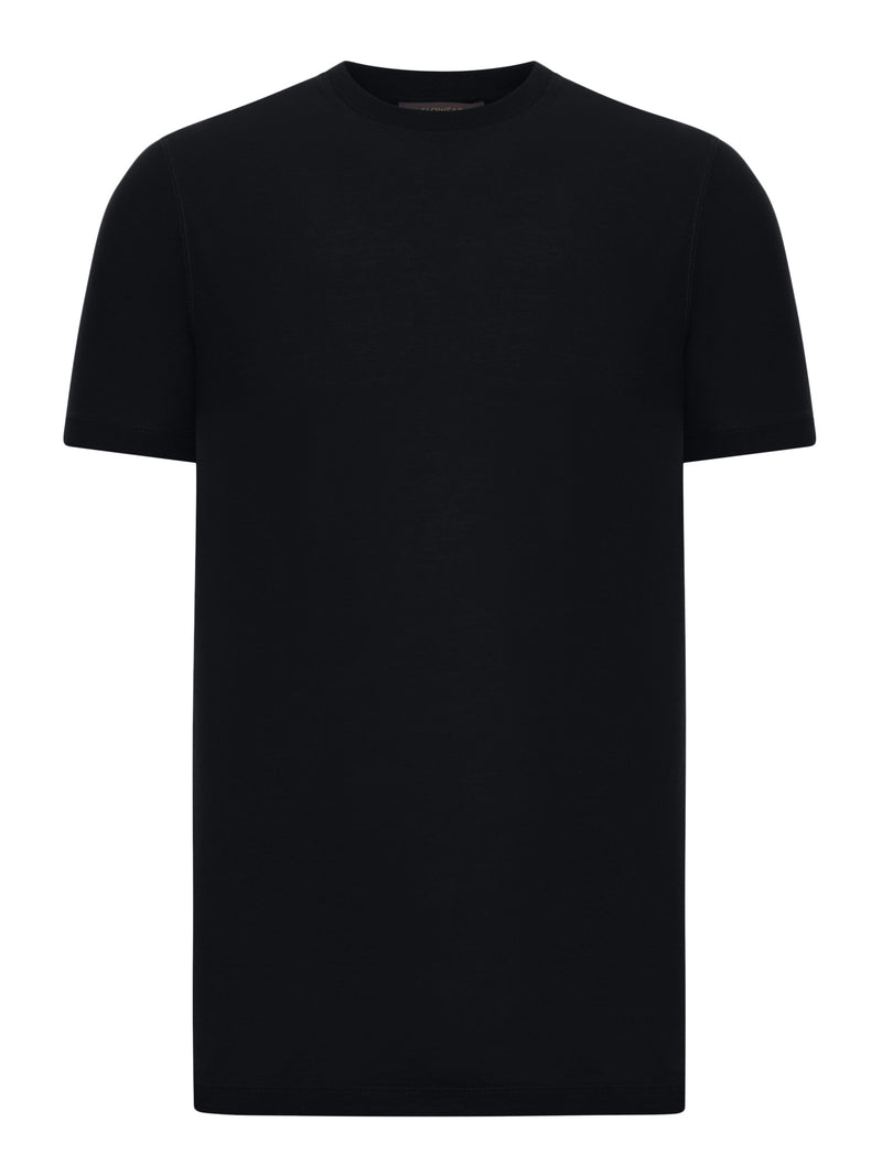 T-SHIRT GIROCOLLO SLIM FIT IN ICECOTTON