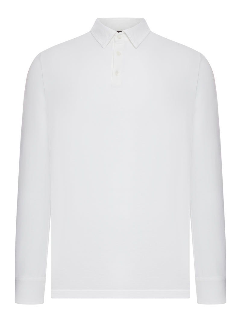 POLO SLIM FIT IN ICE COTTON
