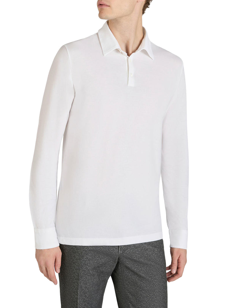 POLO SLIM FIT IN ICE COTTON