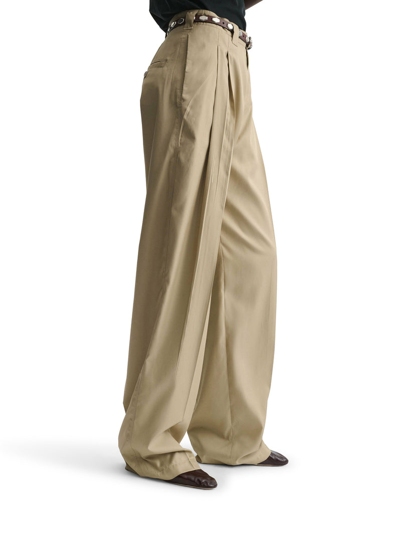 PANTALONI CHINO IN TRENCH