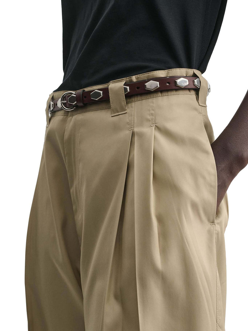 PANTALONI CHINO IN TRENCH