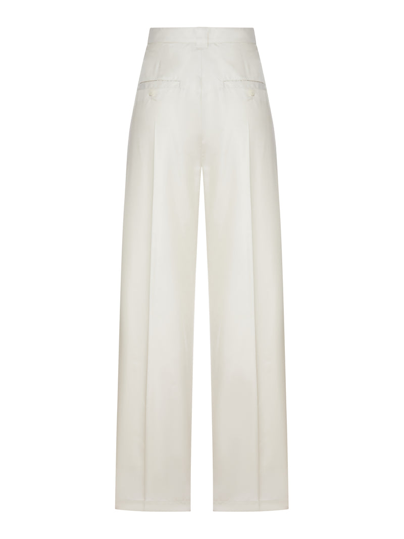 PANTALONE CHINO IN MISTO SETA