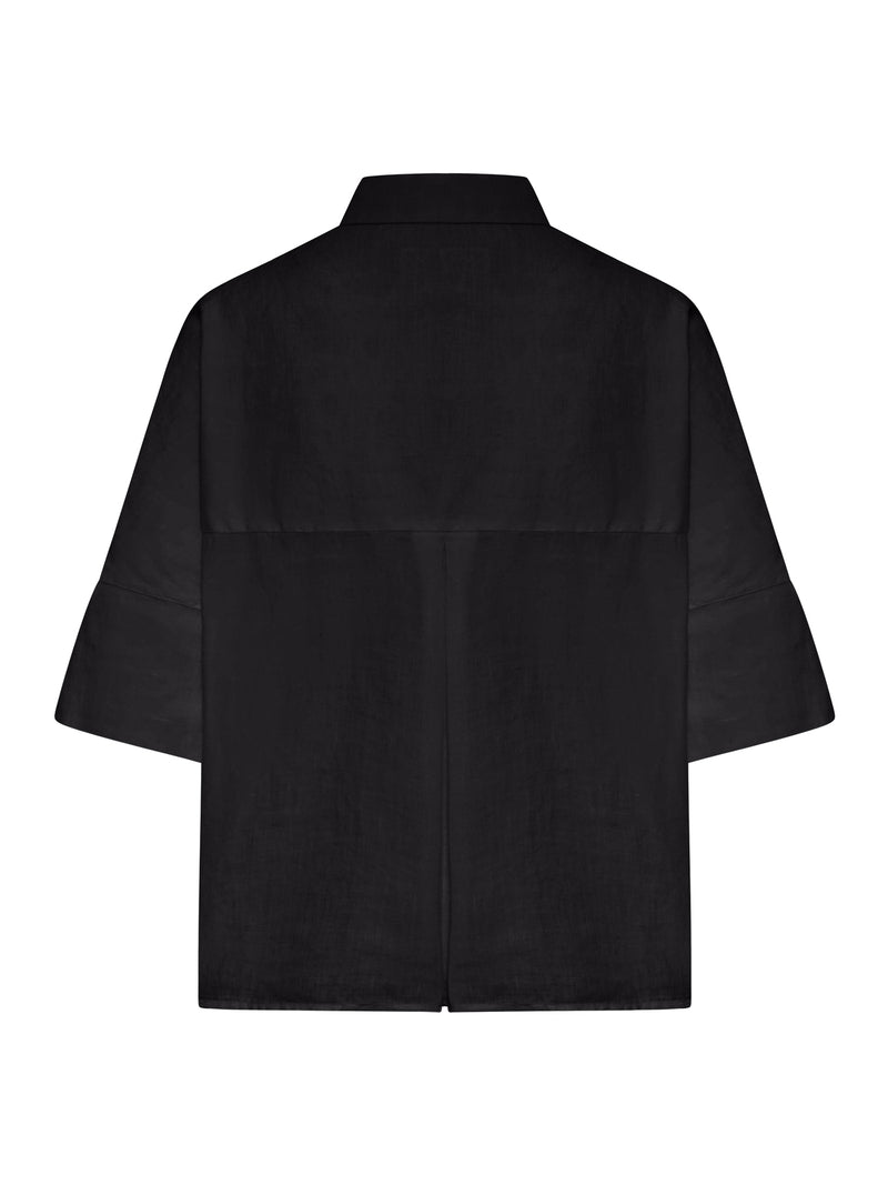 CAMICIA IN LINO CON COLLETTO CLASSICO