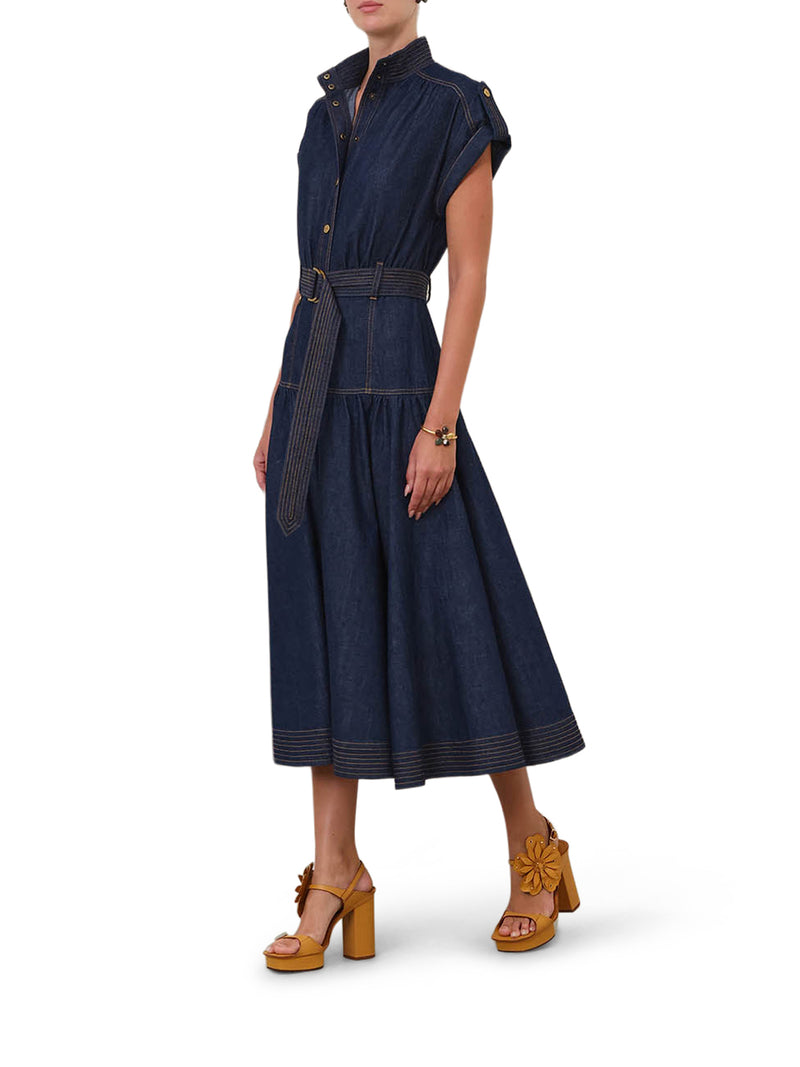 ABITO MIDI IN DENIM