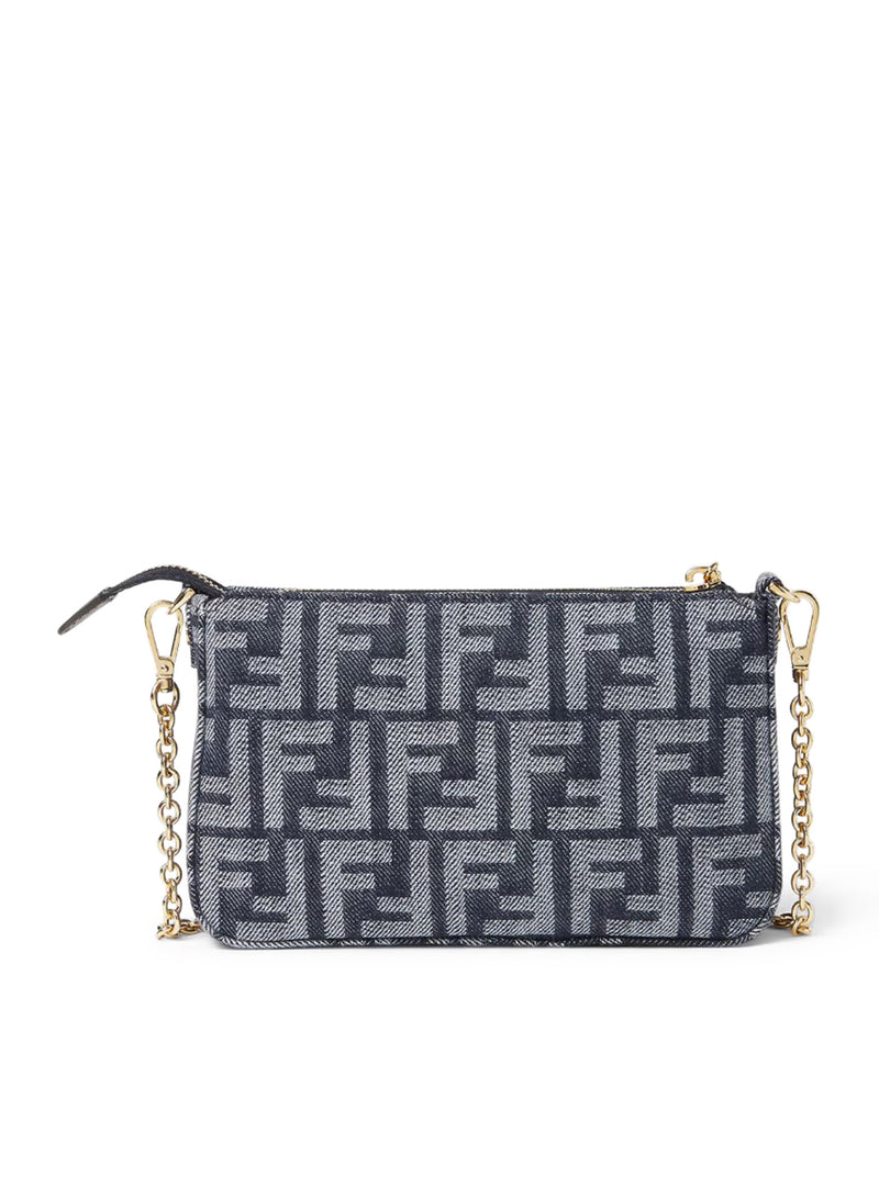 BAGUETTE POUCH IN TESSUTO FF