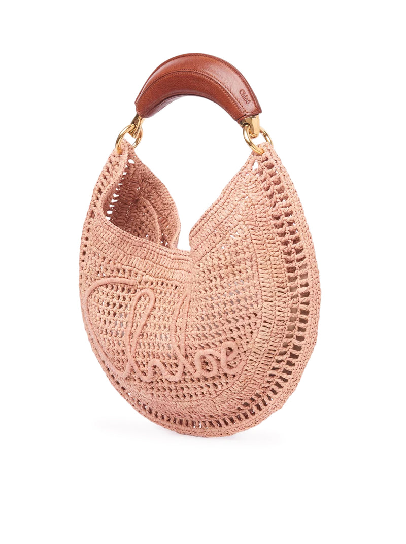 BORSA HOBO SUMMER BANANA IN RAFIA