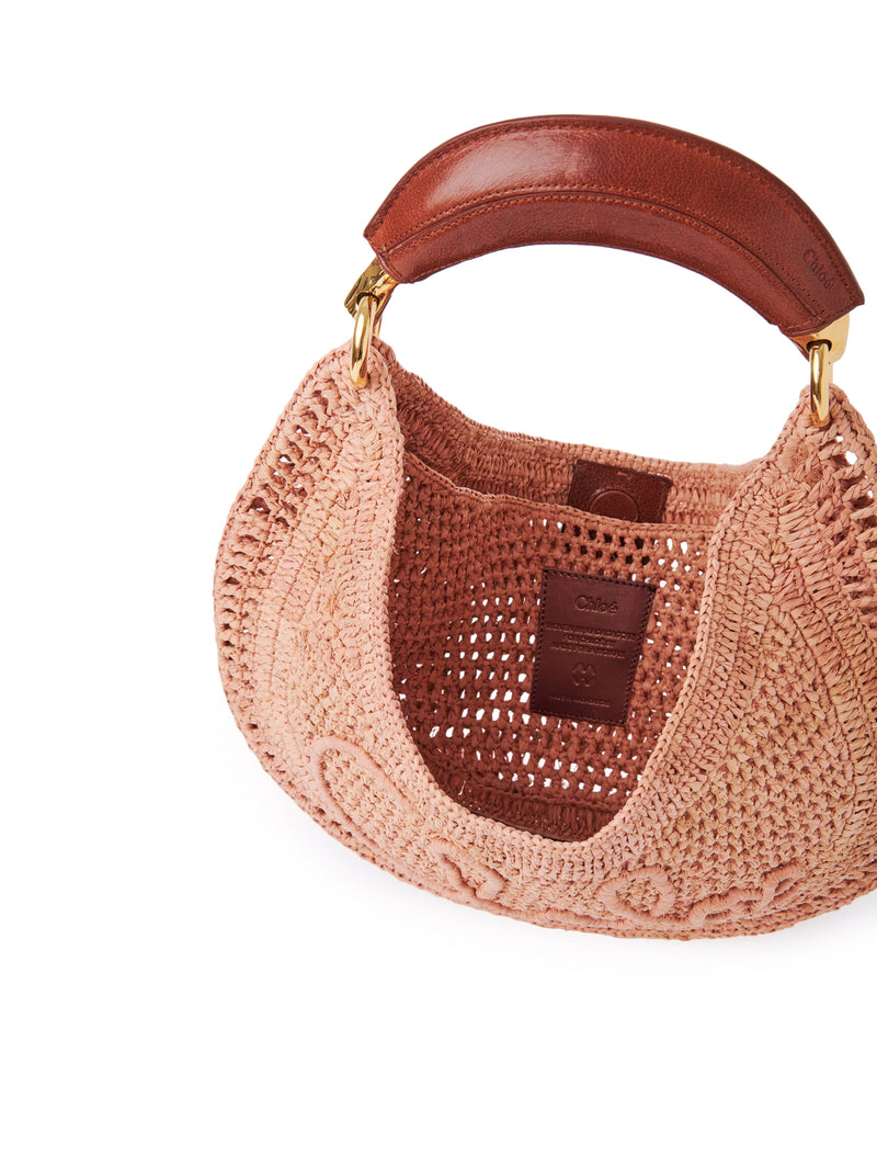 BORSA HOBO SUMMER BANANA IN RAFIA