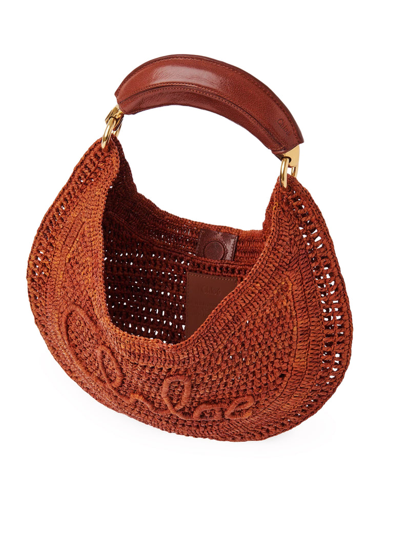 BORSA HOBO SUMMER BANANA IN RAFIA